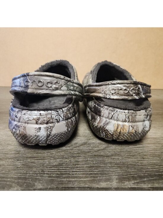 Crocs Classic Lined RealTree Edge Clogs Chocolate Camo Men's 10 - Women's 12 - Picture 5 of 10